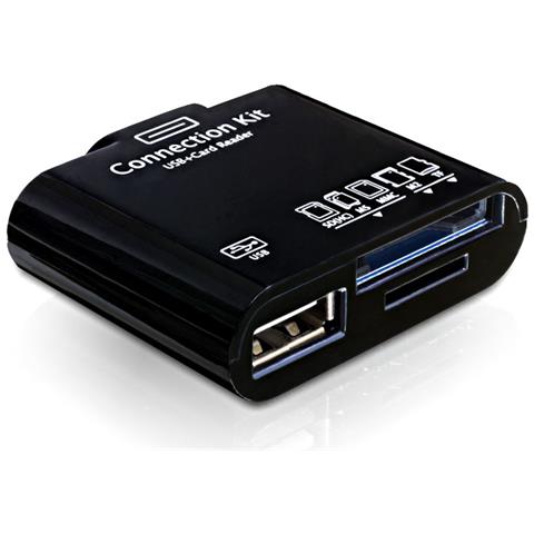 65358, Memory Stick (MS) , microSD (TransFlash) , MMC, MS Micro (M2) , SD, SDHC, USB 2.0, Nero - Foto 2