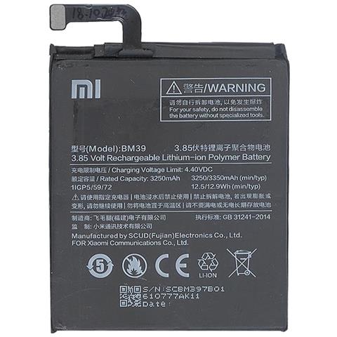 Batteria Litio Integrata Originale Bm39 Bulk Per Mi 6 - Foto 1