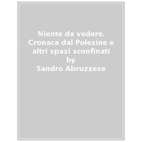 Sandro Abruzzese - Niente Da Vedere. Cronaca Dal Polesine E Altri Spazi Sconfinati - Foto 1