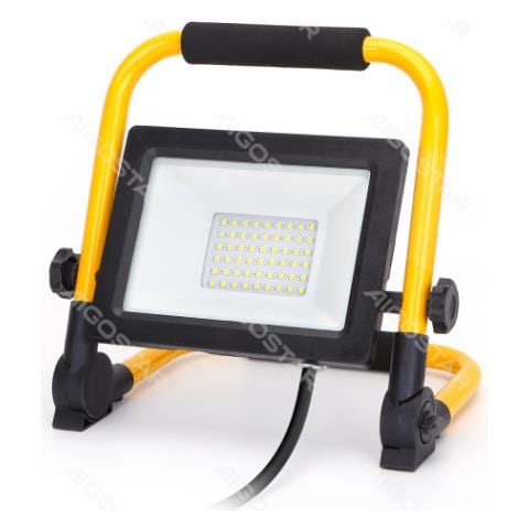 Faro Led Portatile 30w 2700 Lumen 6500k Luce Fredda Ip44 Con Supporto Misura L250*w205*h250mm - Orientabile A 360 Gradi - Foto 1