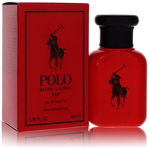 Polo Red By Ralph Lauren Eau De Toilette Spray 1.3 Oz (men) - Foto 1