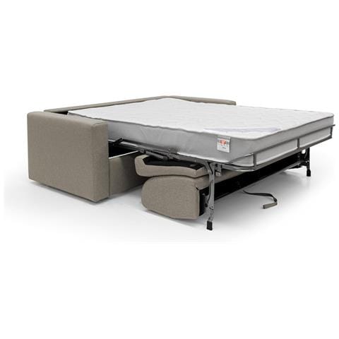 Kansas Divano Letto Matrimoniale Alto 20 Cm. Impermeabile T13 Tortora - Foto 2