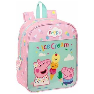 Colori Peppa Pig PEPPA PIG 3D - Zaino Per Asilo 3D, Adattabile Al Carrello Zaino Peppa Pig