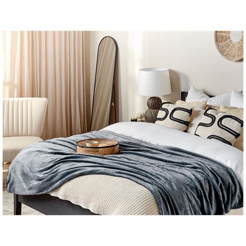 Coperta Bayburt 150 X 200 Cm Grigio - Foto 1