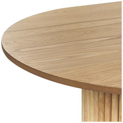 Tavolo Da Pranzo Ovale Legno Chiaro 180 X 100 Cm Sheridan - Foto 2