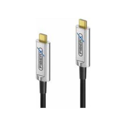 Fiberx Fx-i600-005 Cavo Usb 5 M Usb 3.2 Gen 1 (3.1 Gen 1) Usb C Nero, Argento - Foto 2