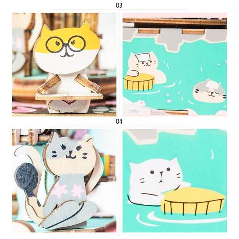 Puzzle In Legno 3d | Albero Di Ciliegio Giapponese In Fiore - Foto 2