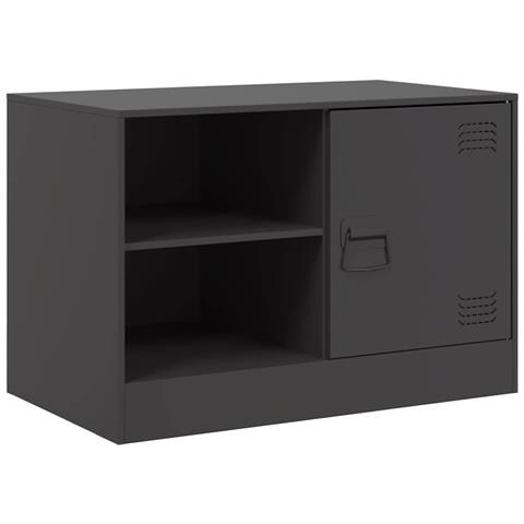Mobile TV Nero 67x39x44 cm in Acciaio - Foto 1