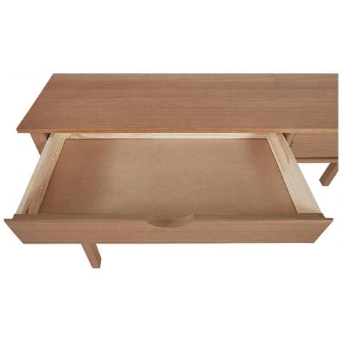 Gava Scrivania Con Credenza In Pino Naturale - Foto 4