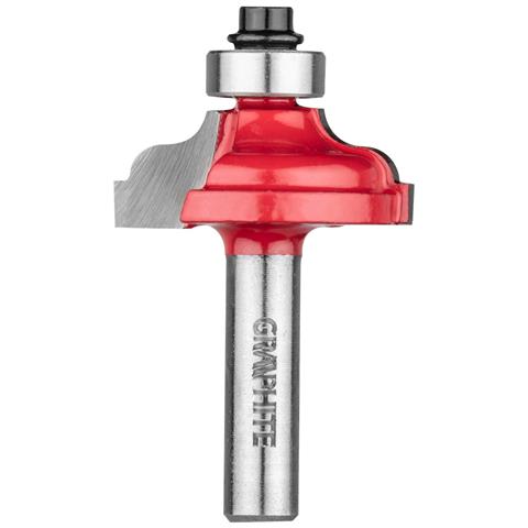 Fresa Per Sagomare Con Cuscinetto, Arrotondata, Hm, 32 X 12,9 Mm, Gambo 8 Mm - Foto 1