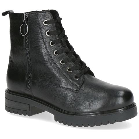 Black Casual Closed Booties Stivaletti Pelle Scarpe Donna Nero Eu 39, 9-26251-43-022 - Foto 1