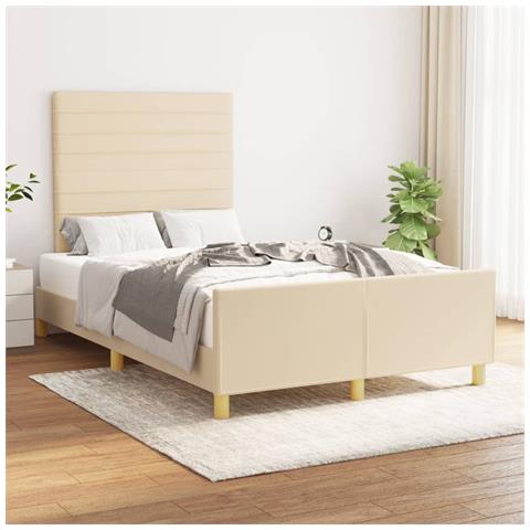 Giroletto Senza Materasso Crema 120x190cm In Tessuto - Foto 1