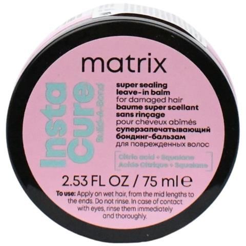Instacure Build-a-bond Super Sealing Crema Riparatrice Senza Risciacquo, Per Capelli Danneggiati, Con Acido Citrico E Squalano 75ml - Foto 2