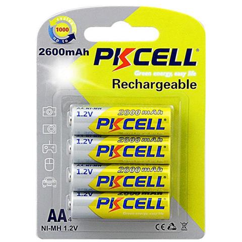 Batterie Ricaricabili Stilo Aa Ni-mh 2600 Mah 1,2 V Blister 4 Pezzi - Foto 1