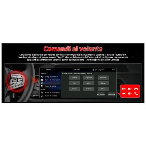 Autoradio 1 Din Con Airplay, Mirrorlink, Bluetooth, Radio Digitale E Schermo Touch 6,36"" + Telecamera Posteriore Gratis! - Foto 2