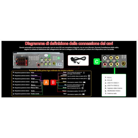 Autoradio 1 Din Con Airplay, Mirrorlink, Bluetooth, Radio Digitale E Schermo Touch 6,36"" + Telecamera Posteriore Gratis! - Foto 7