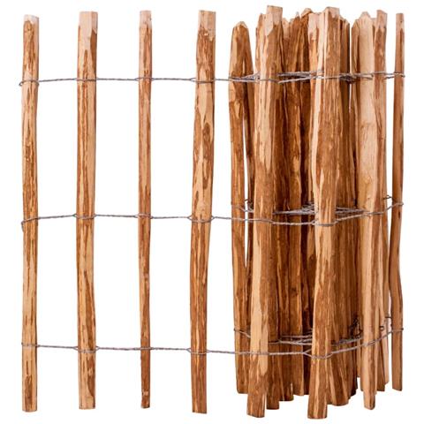 Lusso Casadino -  Staccionata In Legno Di Nocciolo 90x500 Cm - Foto 2