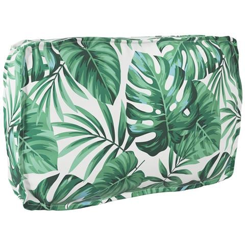 Cuscino per schienale pallet Motivo a foglia 70 x 40 x 12 cm - Foto 1