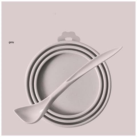 Coperchio In Silicone Universale Per Lattine Di Alimenti Per Animali Domestici - Sigillo Ermetico Per Freschezza Grey - Foto 2