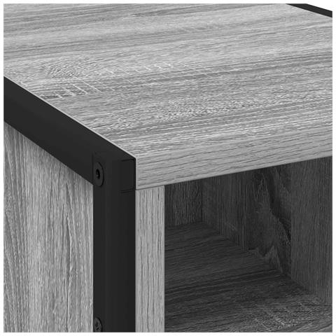 Armadio per Libri con cassetto Grigio Sonoma 43 x 36 x 150.5 cm - Foto 9