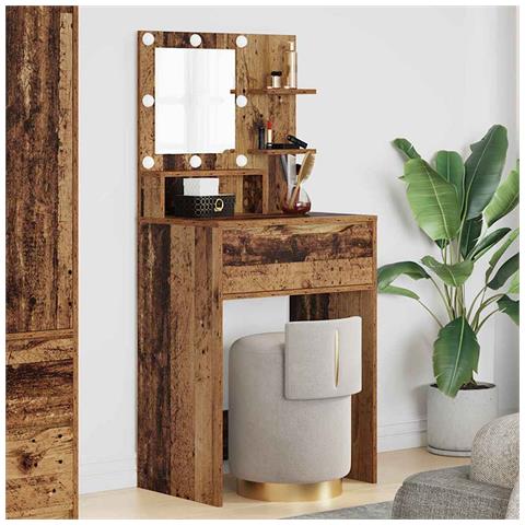 Tavoli da Trucco per Camera da Letto con cassetto Legno vecchio - Foto 2