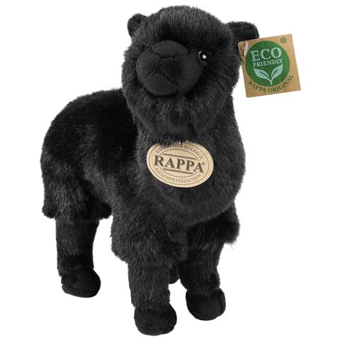 Peluche Lama 23cm Realista Ultra Morbido In Materiale Riciclato Ecologico, Nero - Foto 4