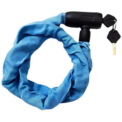 Antifurto A Cavo Rinforzato Da 120 Cm Con Testa In Metallo Per Biciclette E Motociclette - Foto 1