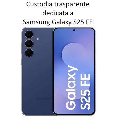 Ultra Slim Custodia Tpu Silicone 0,3mm Cover Case Per Samsung Galaxy S25 Fe Trasparente - Foto 2