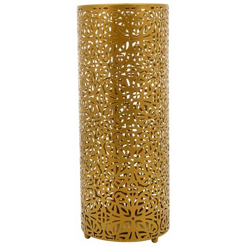 Portaombrelli Tondo In Metallo Dorato D20x50h - Foto 2