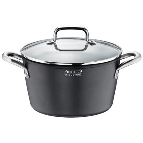 Casseruola Alta Antiaderente ST1 28 cm - Maniglie in acciaio inox - Rivestimento a 3 Strati Senza PFOA - Adatta a Tutti i Piani Cottura, Compresa l’Induzione - Ideale per Zuppe, Sughi e Stufati - Made in Italy - Foto 1