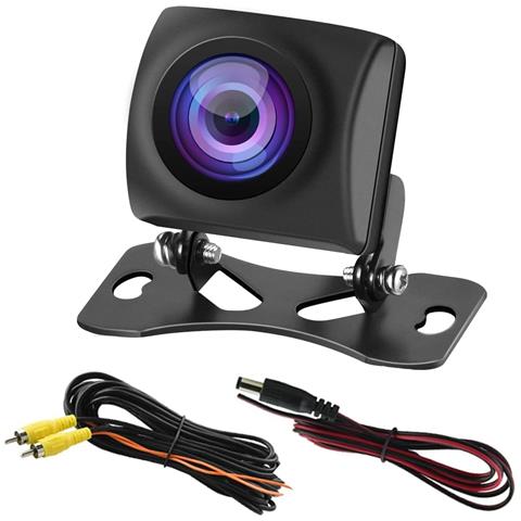 Telecamera Posteriore Per Auto Universale Con Visione Notturna Ahd Pixel 1280x720p 160 ° Grandangolare Ip68 Telecamera Posteriore /anteriore Impermeabile 12v Doppio Sistema Pal - Foto 2