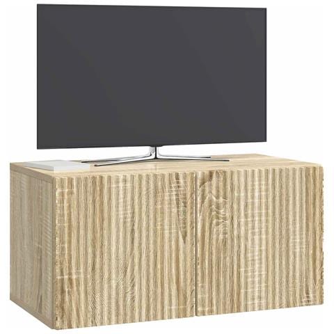 Mobile Porta TV da Muro Rovere Sonoma 59,5 x 31 x 30 cm - Foto 2