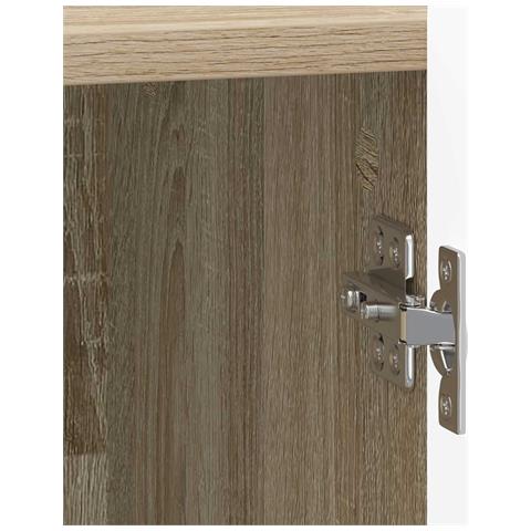 Armadio da Notte 2 pcs Rovere Sonoma 43 x 34,5 x 52 cm - Foto 9