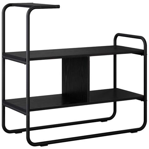 Tavolo consolle Rovere Nero 80 x 35 x 75 cm - Foto 1