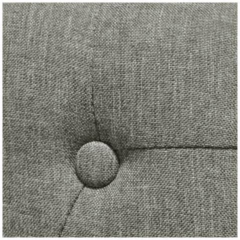 Sedie d Pranzo 4 pz Grigie in Tessuto - Foto 7