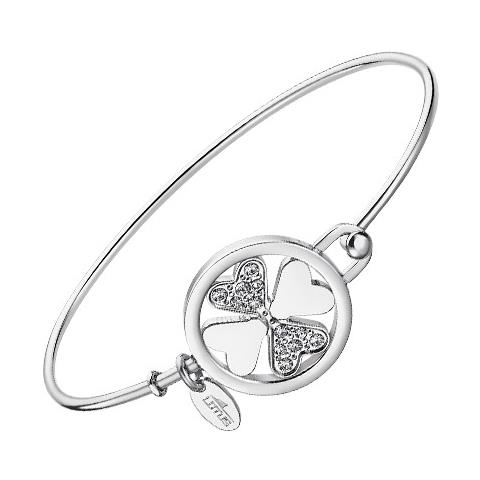Bracciale Donna Style In Acciaio Simbolo Quadrifoglio Ls2014-2/1 - Foto 2