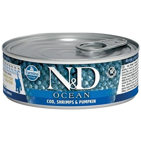 Feline Umido 80 Gr Kitten Merluzzo E Gamberetti - Foto 1