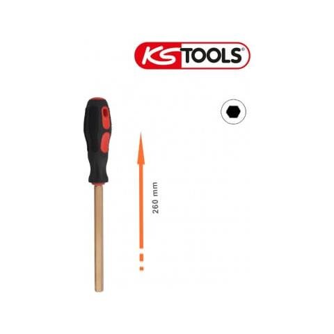 Cacciavite Tools Bronzeplus - 6 Lati - 8 X 150mm - 963.1072 - Foto 1