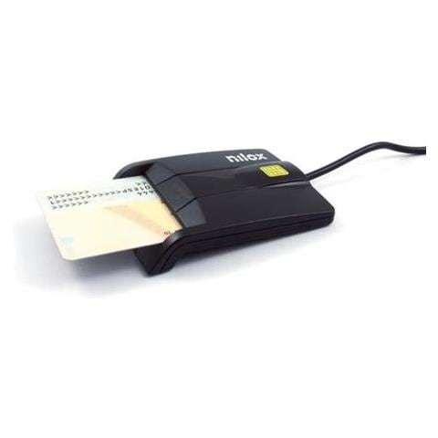 NXLD001 Lettore di Smart Card Interfaccia USB 2.0 - Nero - Foto 2