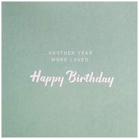 Compleanno Di Carte Per La Persona Che Amo Da - Goffrato Contemporaneo Testo Design - Foto 4