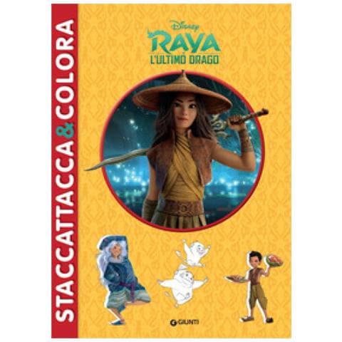 Raya E L'ultimo Drago. Staccattacca & Colora. Con Adesivi. Ediz. Illustrata - Foto 1