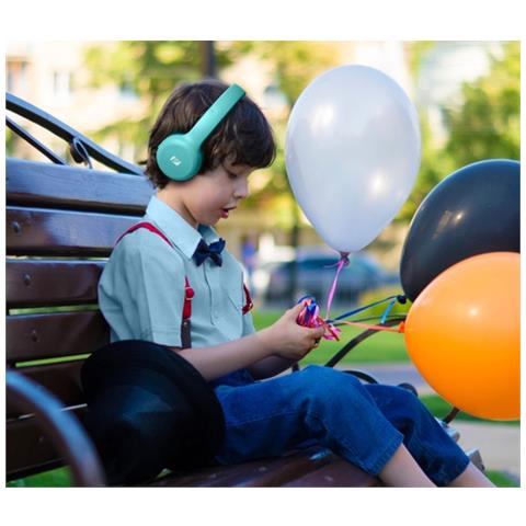 Cuffie Per Bambini M-215 Btb Bt Blu - Foto 8