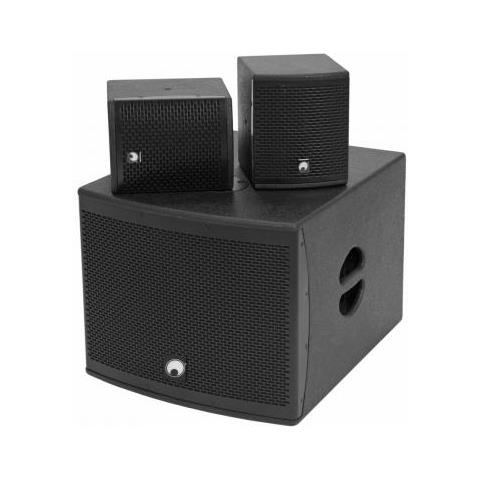 Set Molly - Subwoofer attivo 12a + 2x Molly-6 Top 8 Ohm, nero - Foto 1