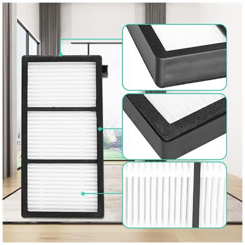 Filtro Per Aspirapolvere - Confezione Da 3   Neato Botvac Robots 70e/75/80/85, Neato Botvac D Series D75/d80/d85/d3/d4 D5/d6/d7/d8/d9 - Foto 8