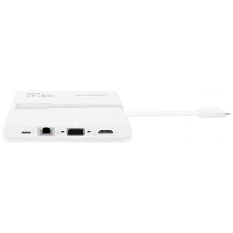 D31729 Replicatore Di Porte E Docking Station Per Notebook Bianco - Foto 3
