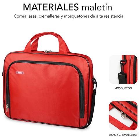 SUB-LB-1OLB052 borsa per laptop 40,6 cm (16") Borsa con caricamento dall'alto Rosso - Foto 2