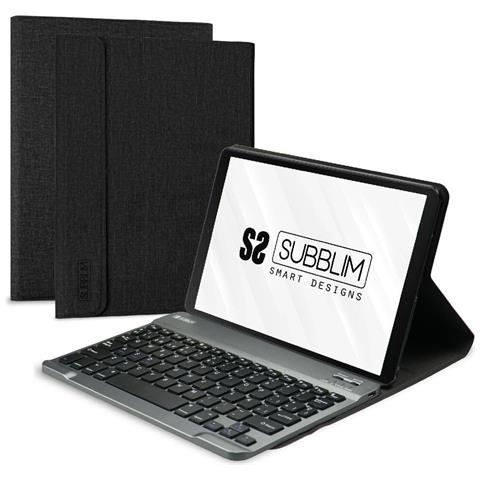 Custodia Per Tablet E Tastiera Subblim Samsung Galaxy A8 Nero - Foto 1