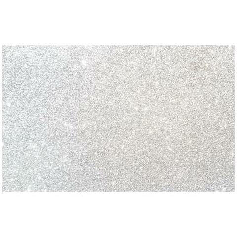 Gomma Eva Fama Glitter 10 Fogli Bianco 50 X 70 Cm - Foto 1