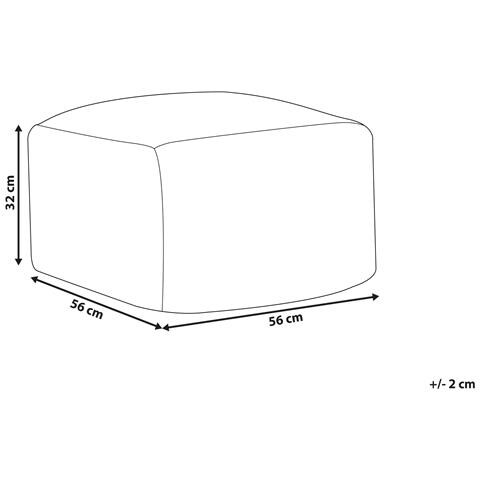 Pouf Zeugma Lana Beige - Foto 11