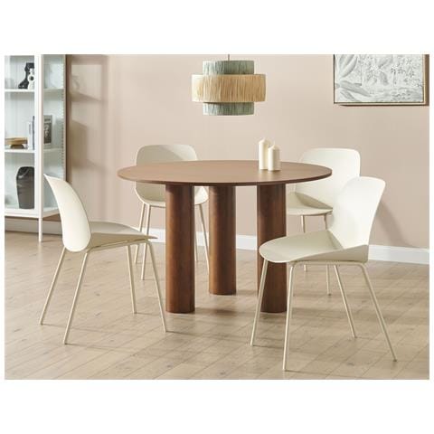 Set Di 2 Sedie Da Pranzo Beige Milaca - Foto 1